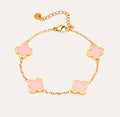 Baby pink Clover Bracelet