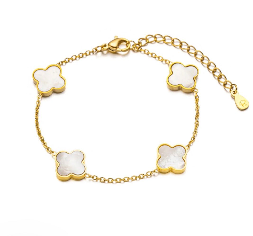 White Clover Bracelet