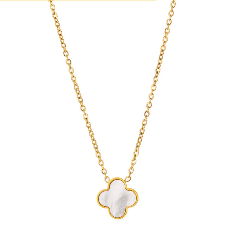 White Clover Necklace
