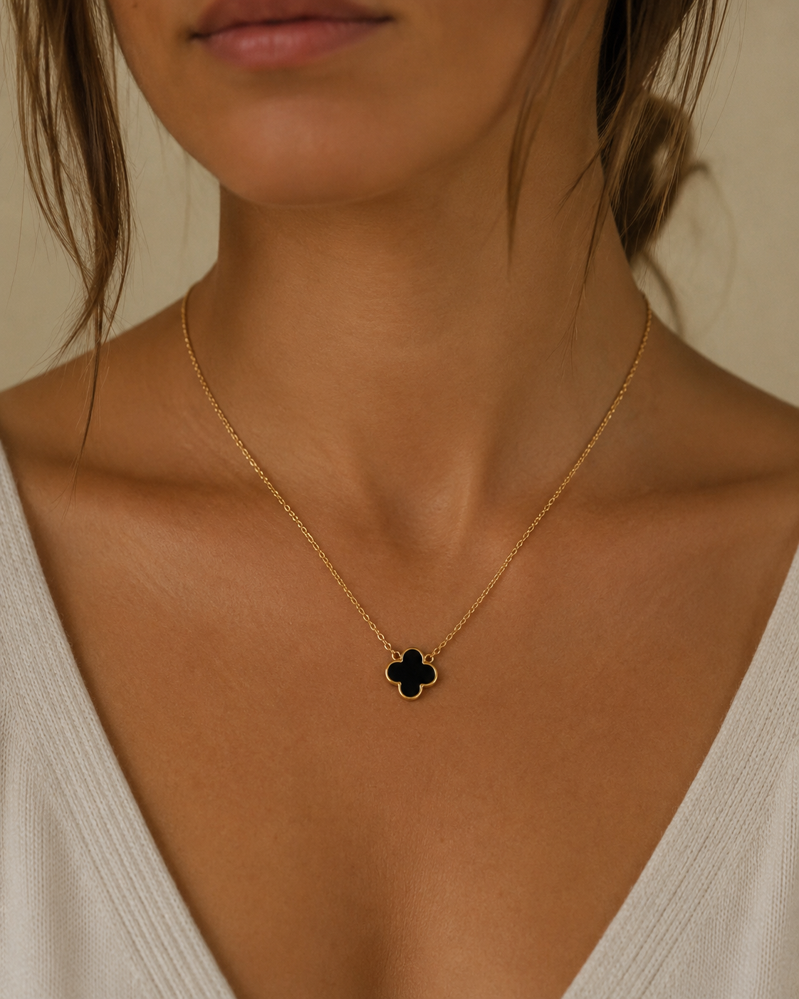 Black Clover Necklace