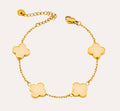 Beige Clover Bracelet