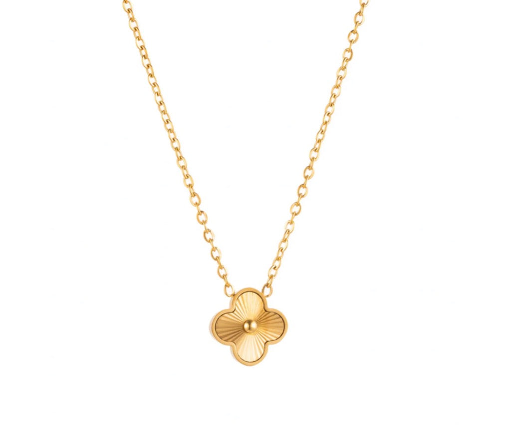 Gold Clover Necklace