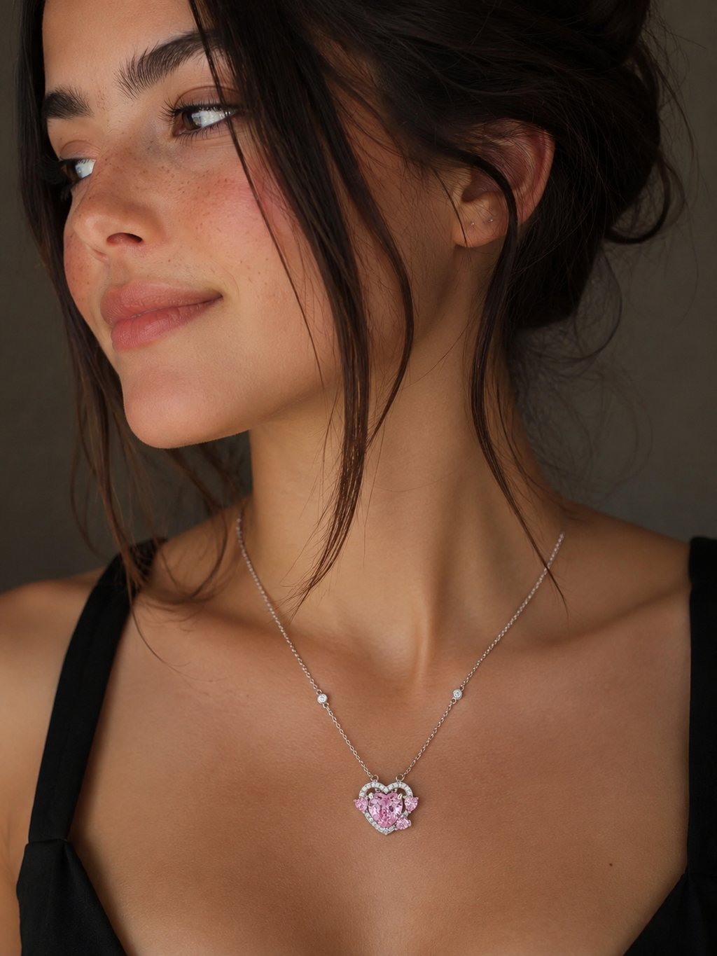Crystal Heart Necklace