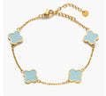 Baby Blue Clover Bracelet