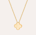 Beige Clover Necklace
