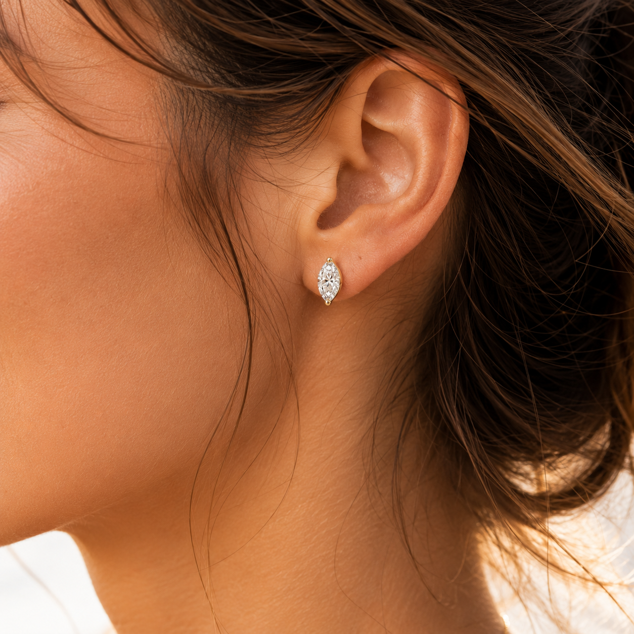 ÉTOILE ROYALE™ Marquise Ohrstecker