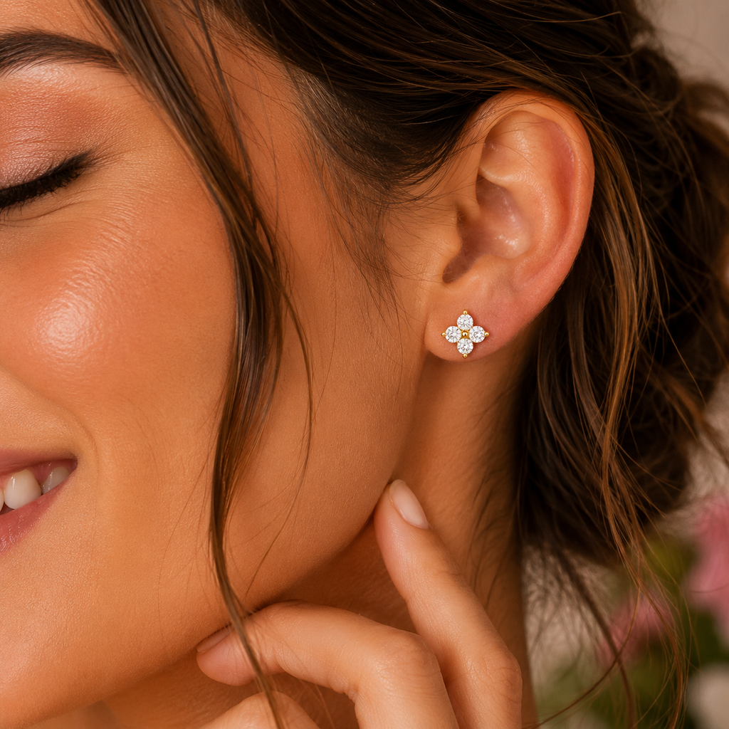 Bloom Éclat™ Gold Ohrstecker
