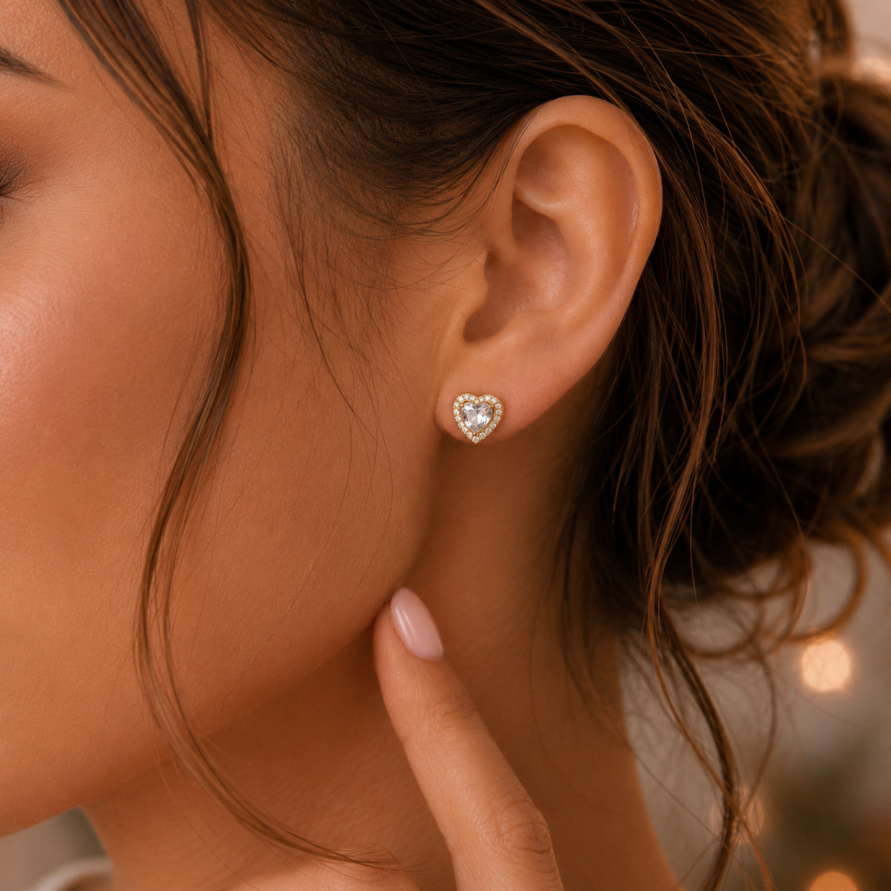 Amour Luxe™ Herz-Ohrstecker